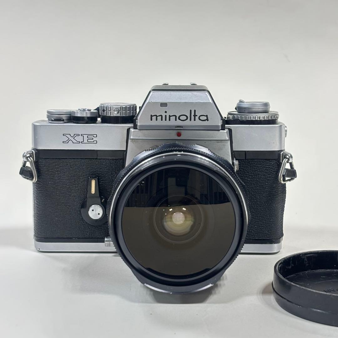 Minolta XE 一眼付き　Rokkor 16mm f2.8fish eye