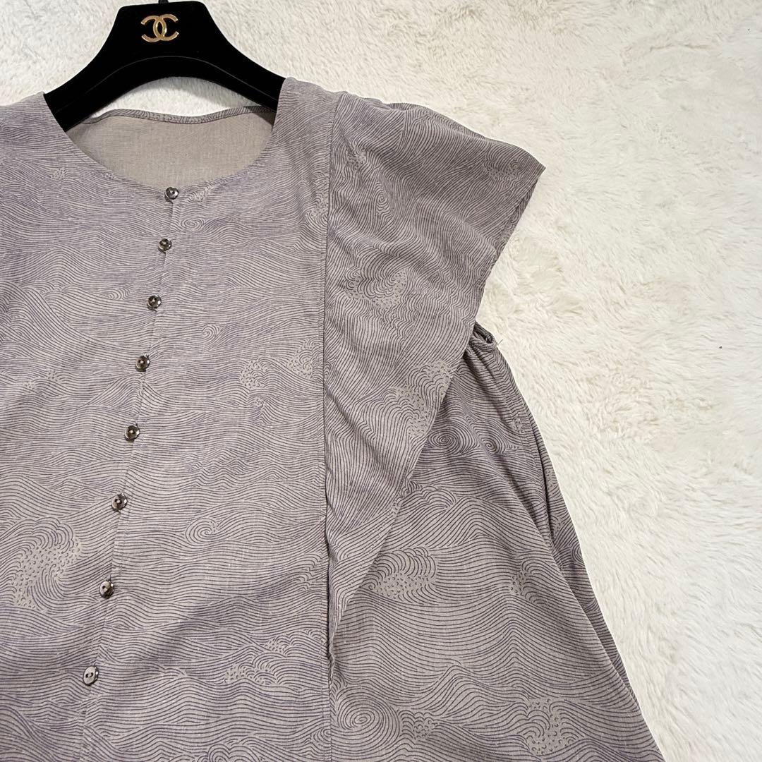 希少✨　ヨーガンレール／ババグーリ　大波のチュニック　ゆったり　23SS