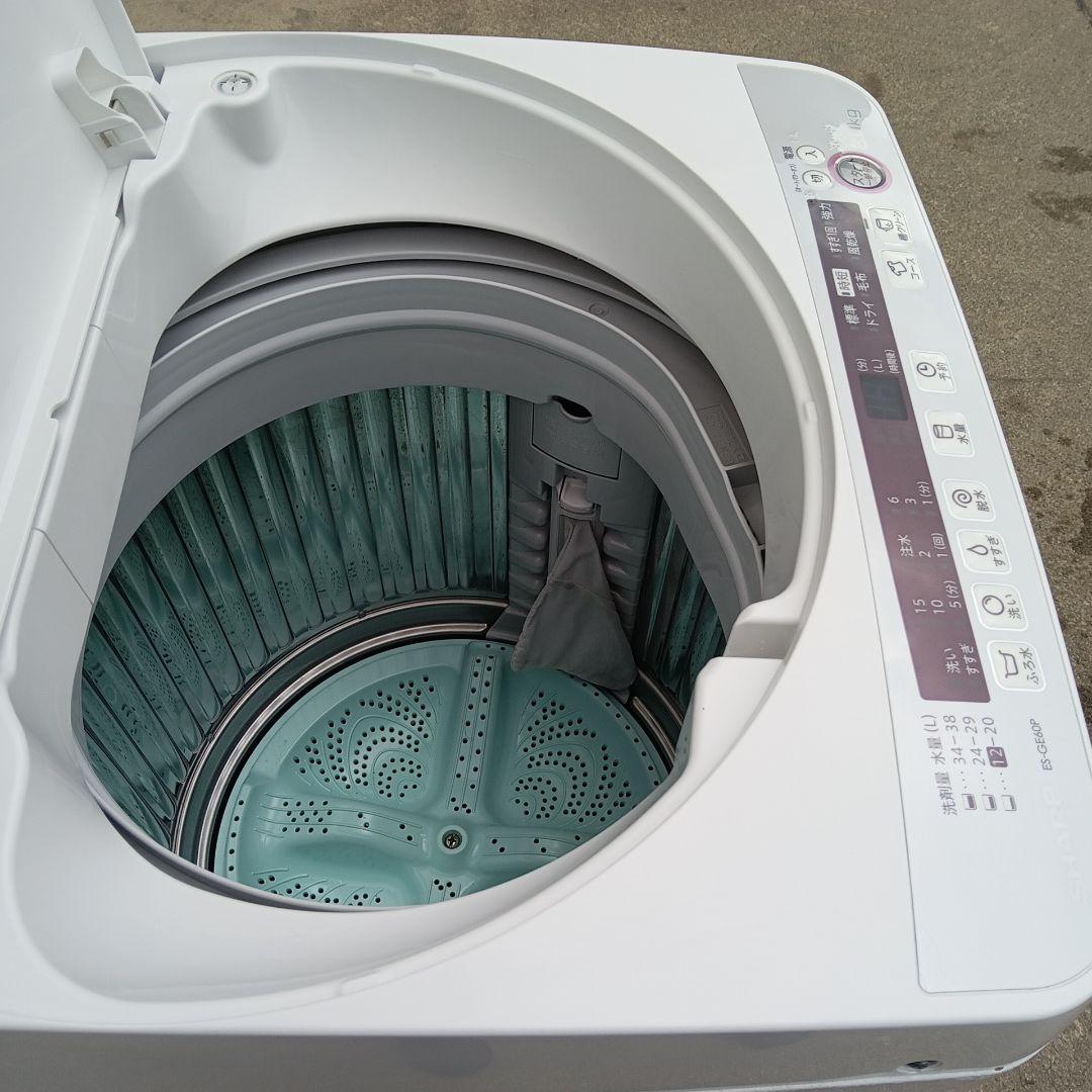 SHRARP　全自動洗濯機　ES-GE60P-P 2014年製