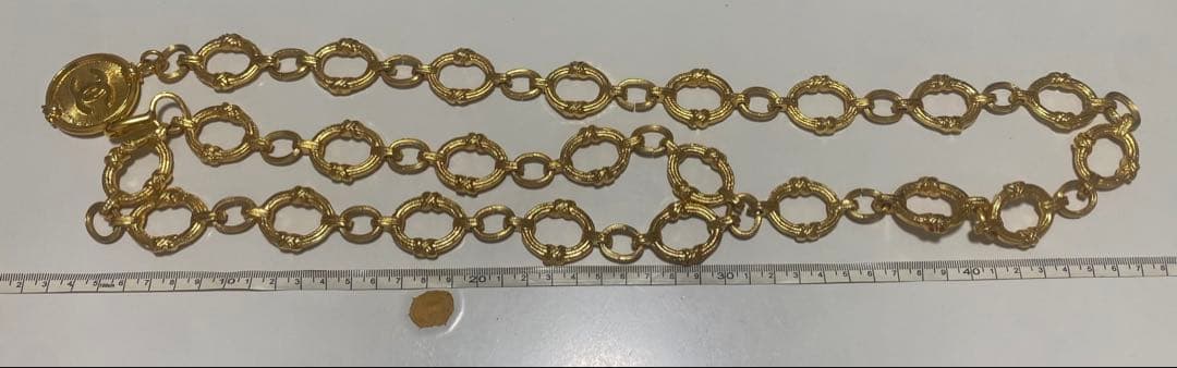 CHANEL チェーンベルト ゴールド