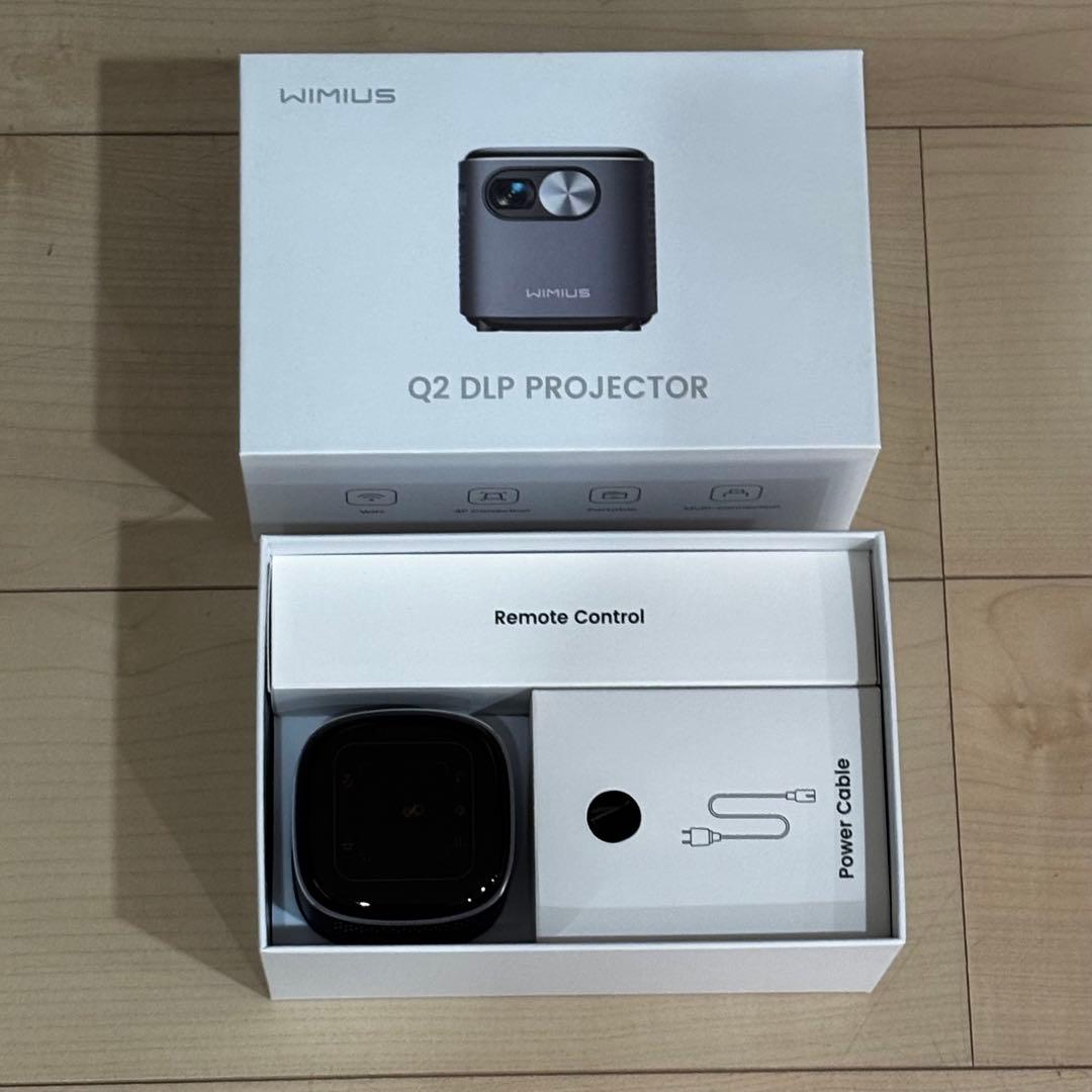 ✨美品✨　WiMiUS　Q2 DLP　プロジェクター　箱小型　携帯