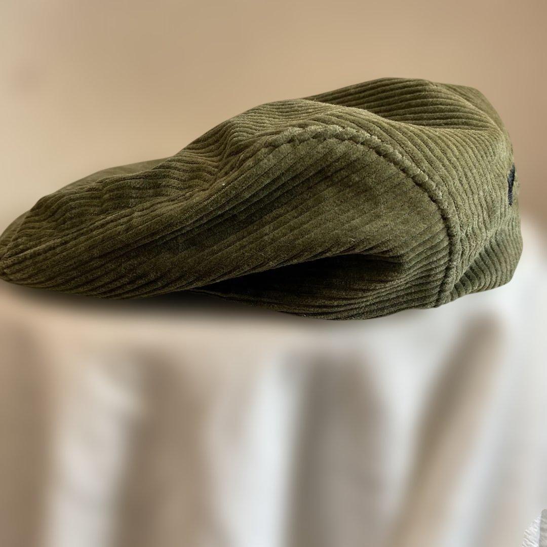 【希少XL】NIKE コーデュロイ ハンチングキャップ オリーブ USA製