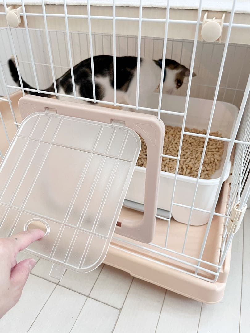 RAKU 猫 ケージ キャスター付