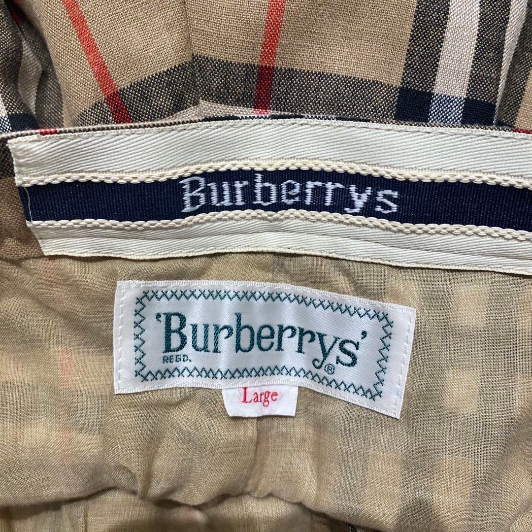 【M3】Burberrys チェック柄 ハーフパンツ L