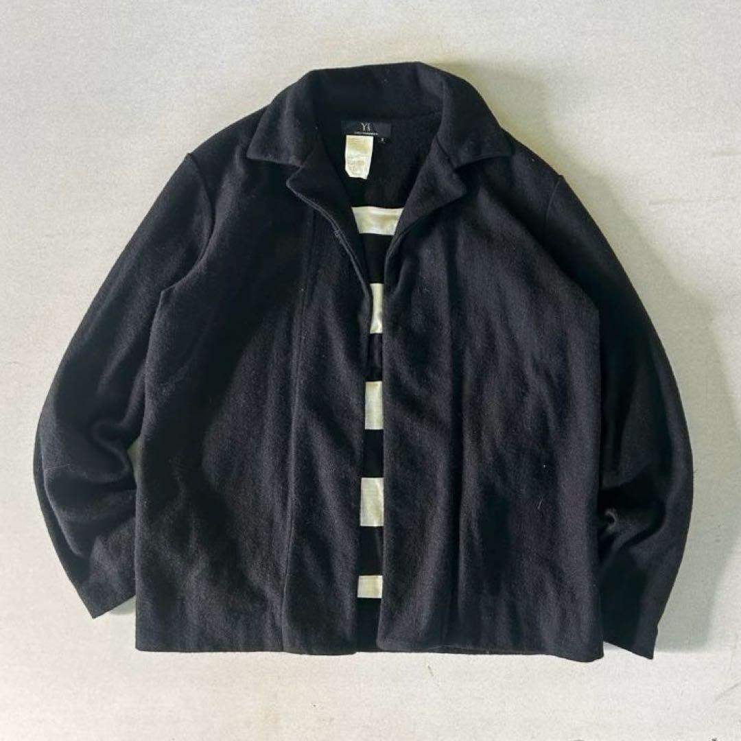 Y's ヨウジヤマモト ウールジャケット ミニマル ボーダー