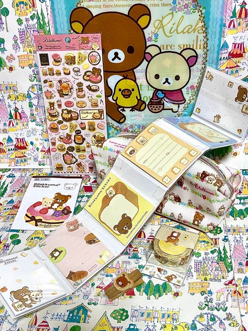 サンエックス リラックマ まとめ売り ぬいぐるみ コリラックマ&マグ 色鉛筆 他