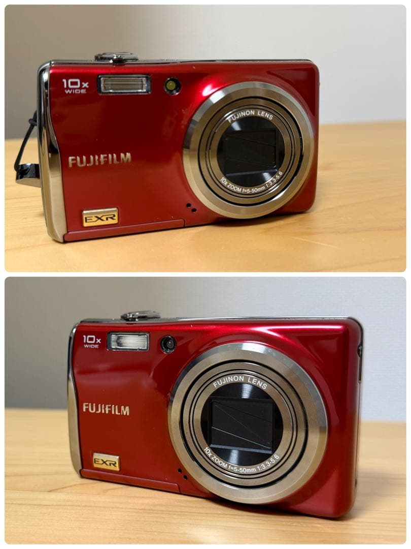 【美品】FUJIFILM デジタルカメラ FinePix F80EXR レッド
