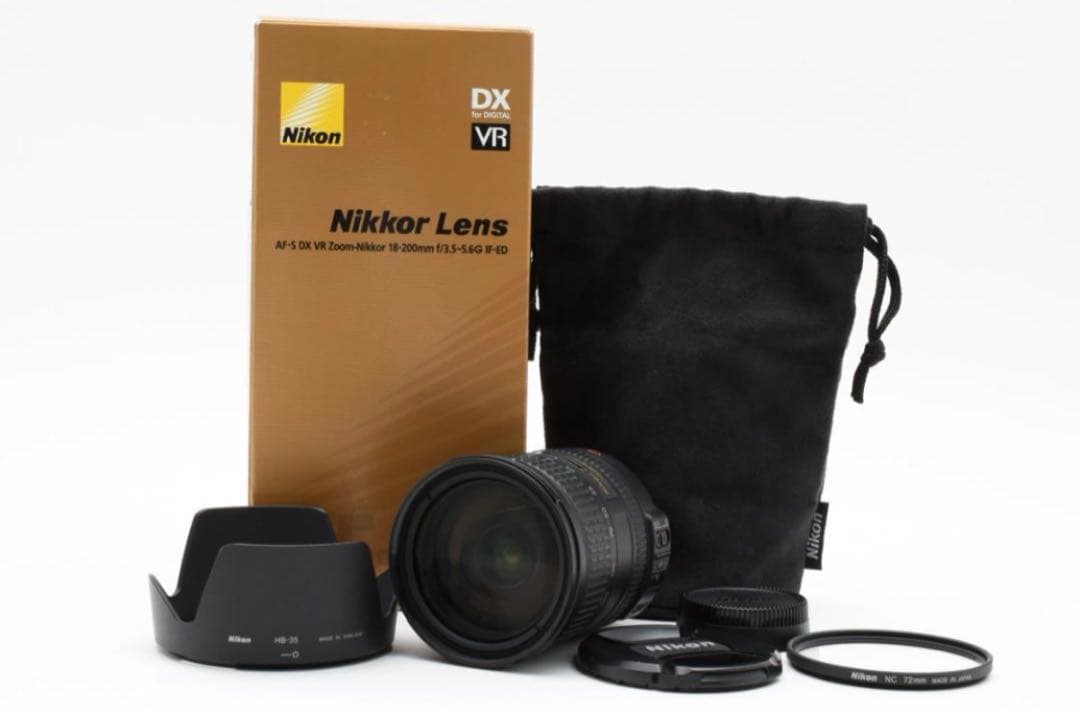 極美品 AF-S DX Nikkor 18-200mm F3.5-5.6G VR