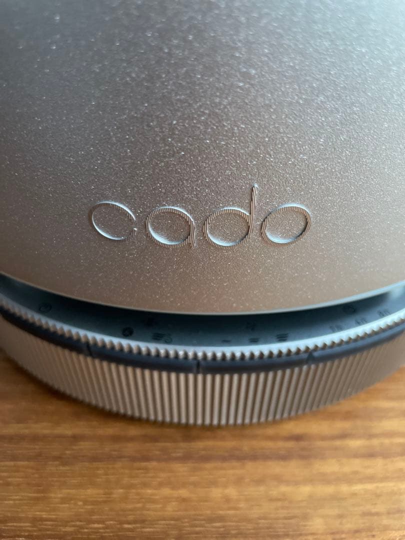 cado 空気清浄機　コンパクト　シルバー　AP-C100