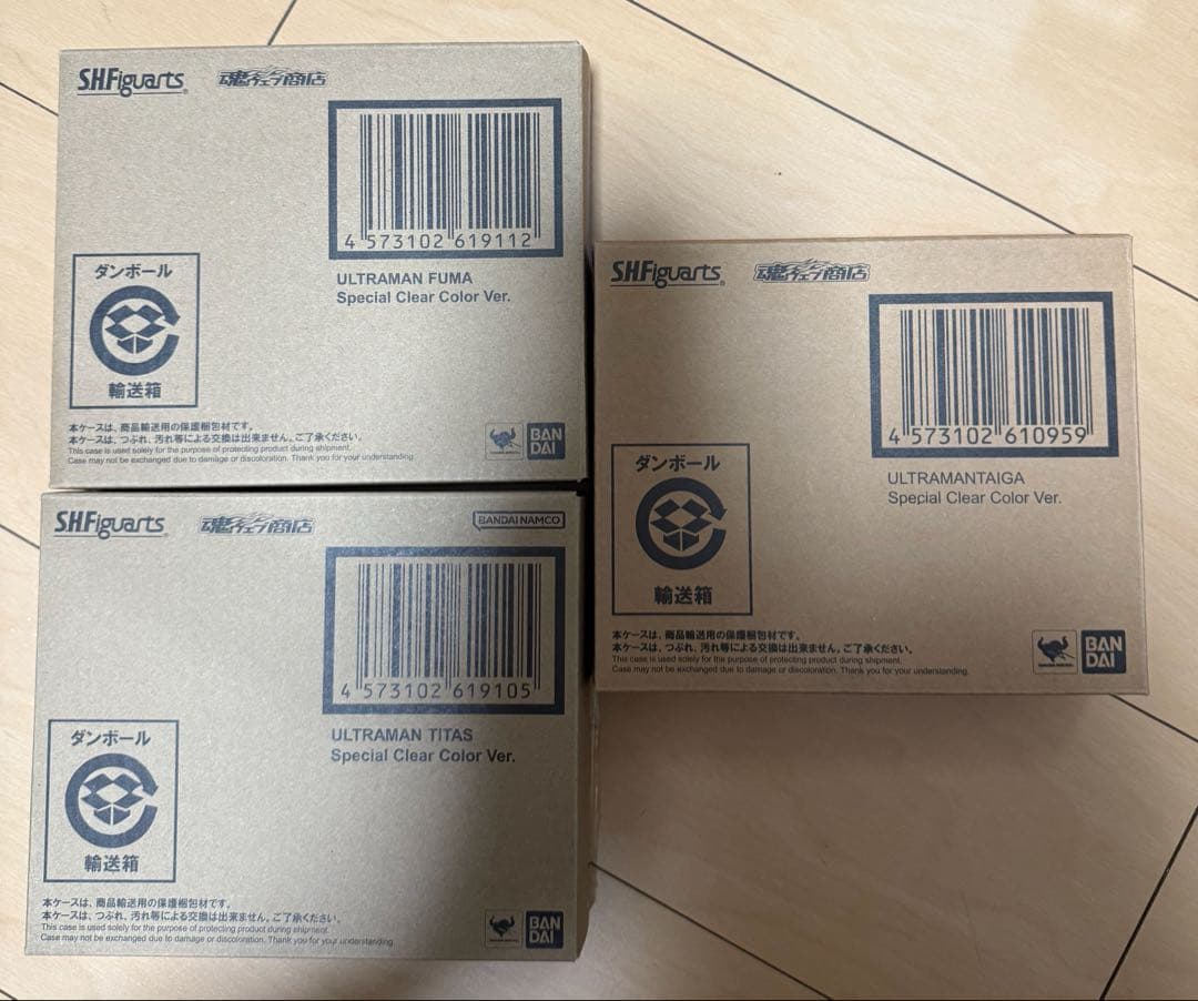 【セット】ウルトラマンタイガ　Special Clear Color Ver