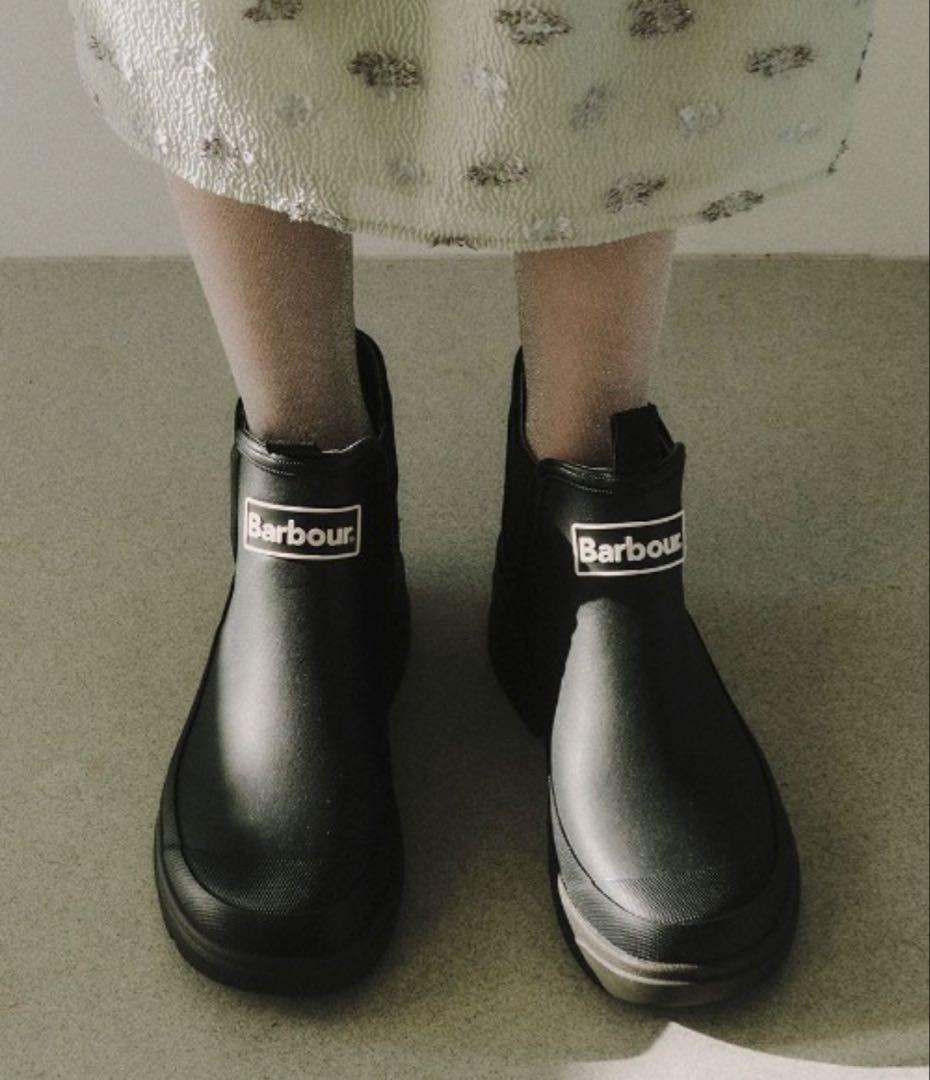 【emmi・Barbour】サイドゴアレインブーツ