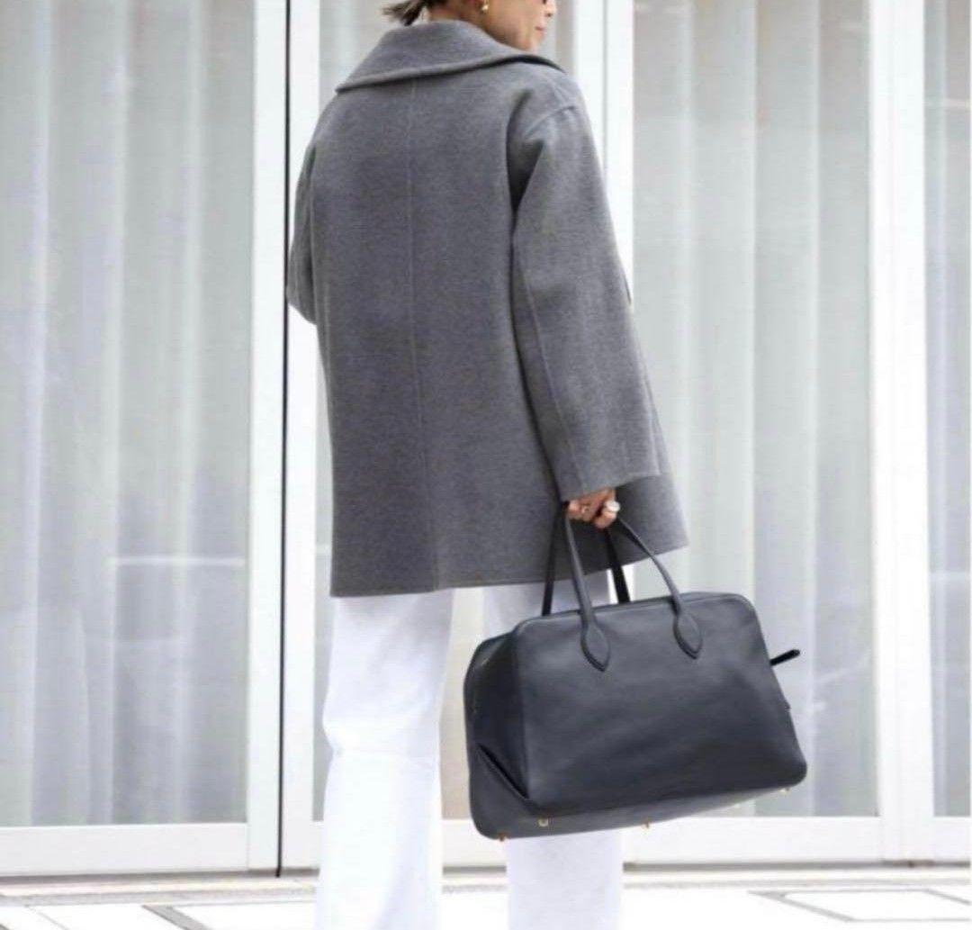 Deuxieme Classe Viclor ハーフ コート グレー