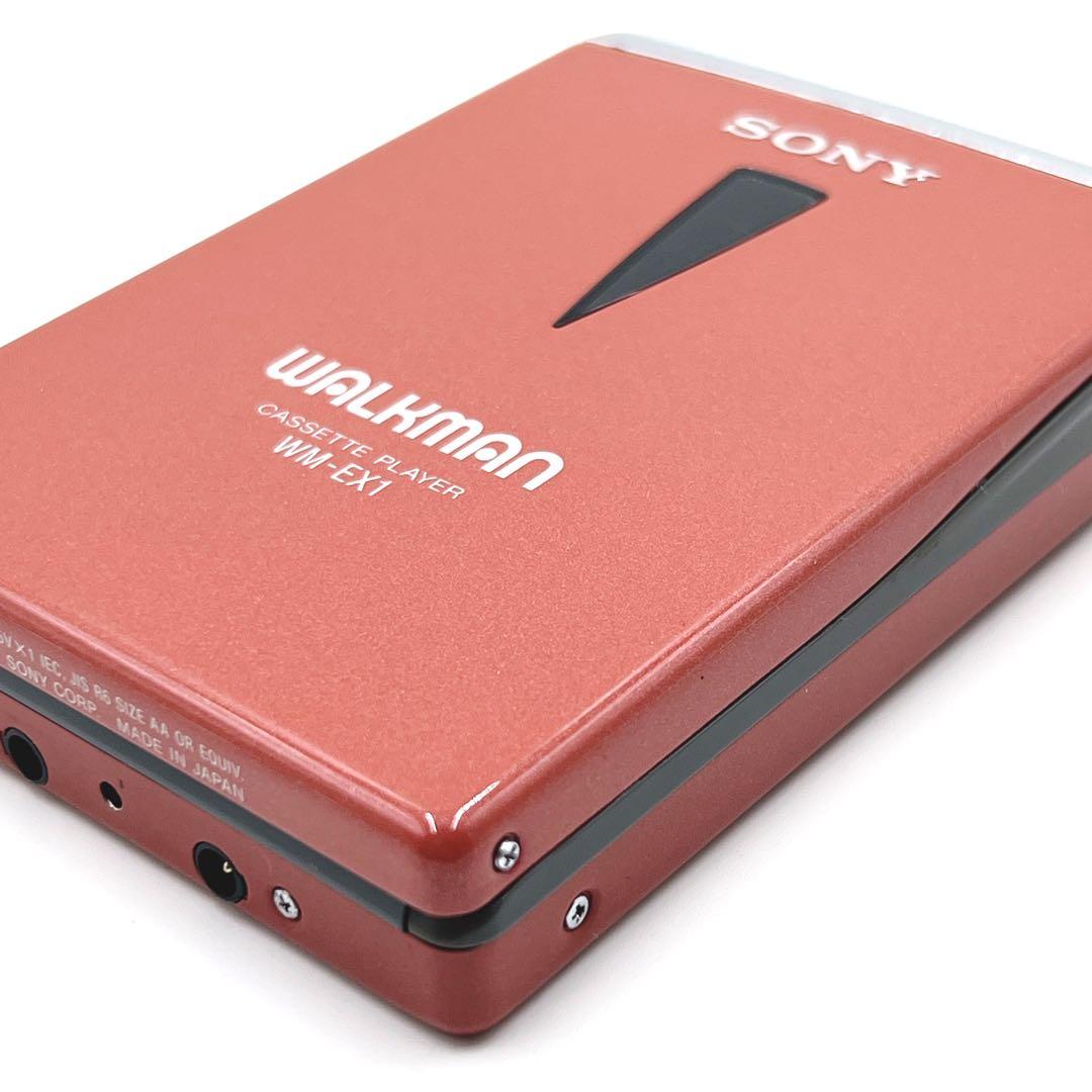 【超美品・動作品】　SONY WM-EX1 ウォークマン　レッド　希少色