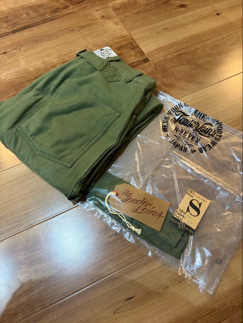 TENDERLOIN ファティーグトラウザーズ S オリーブ