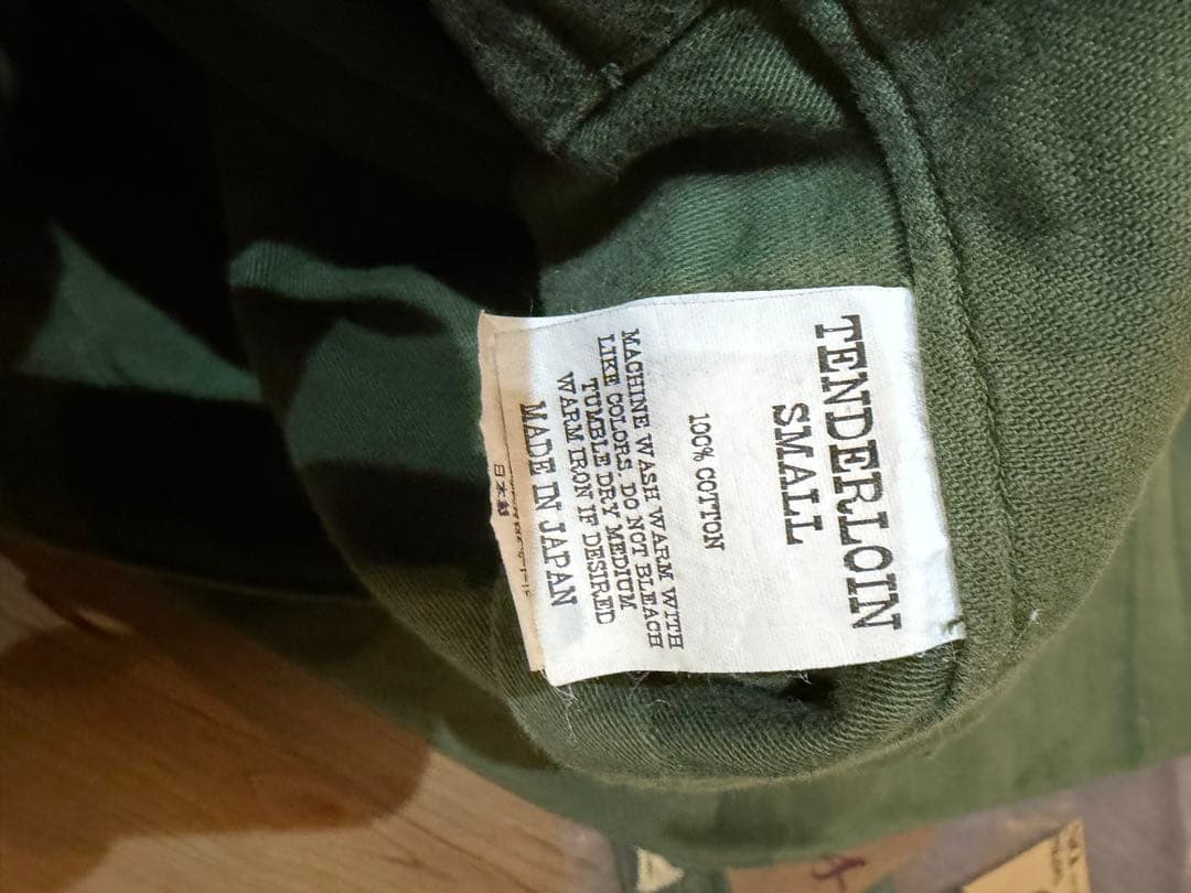 TENDERLOIN ファティーグトラウザーズ S オリーブ