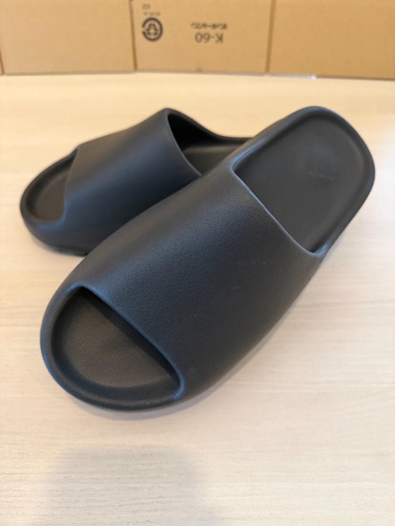 アディダス イージー スライド サンダル 27.5cm US9 HQ6448 黒