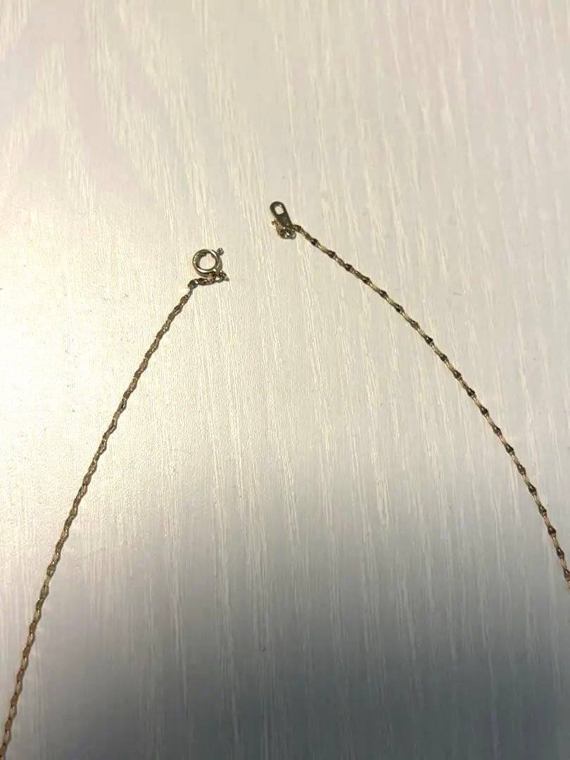 ＜les bonbon＞10Kヴィクトリア チェーンネックレス