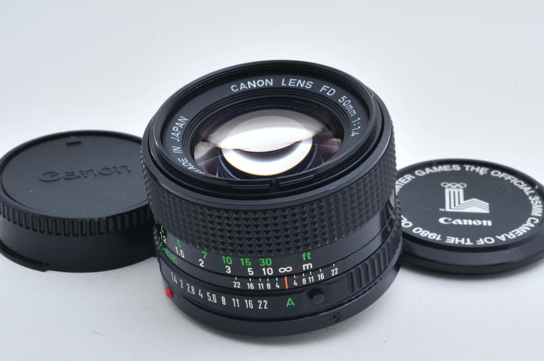 キャノン Canon New FD 50mm F1.4 ≪油染み無し≫