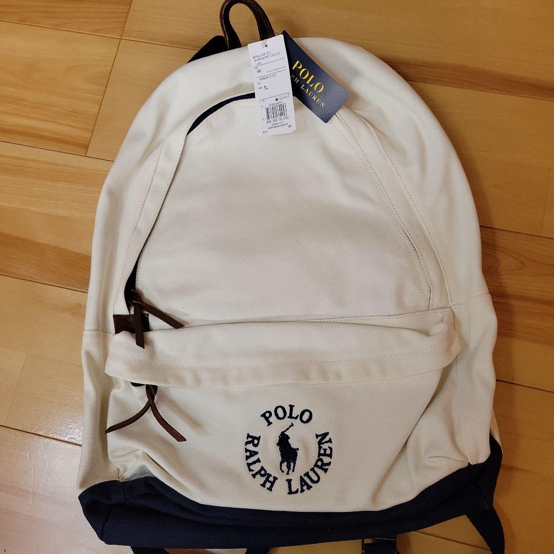 ポロラルフローレン ポニーロゴ刺繍 キャンバス リュック 男女兼用