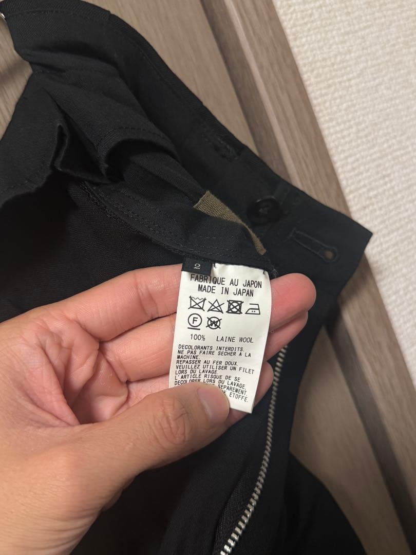 ヨウジヤマモト　Y's BANG ON!No.76 ウールギャババルーンパンツ