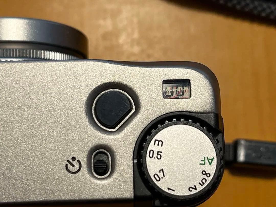 CONTAX TVS シルバー コンパクトカメラ