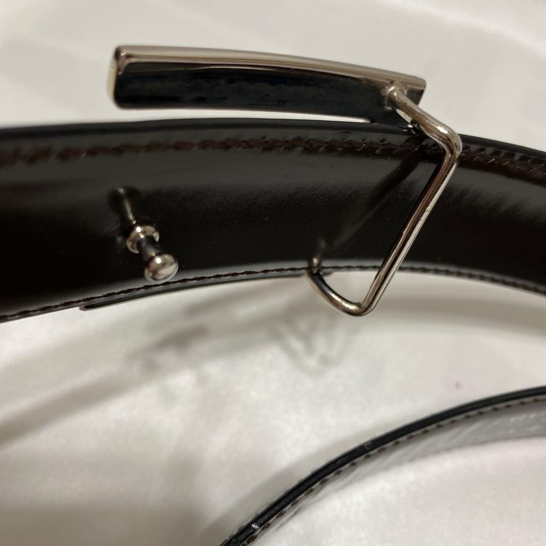 美品　グッチ　GUCCI　ベルト　スクエアGバックル