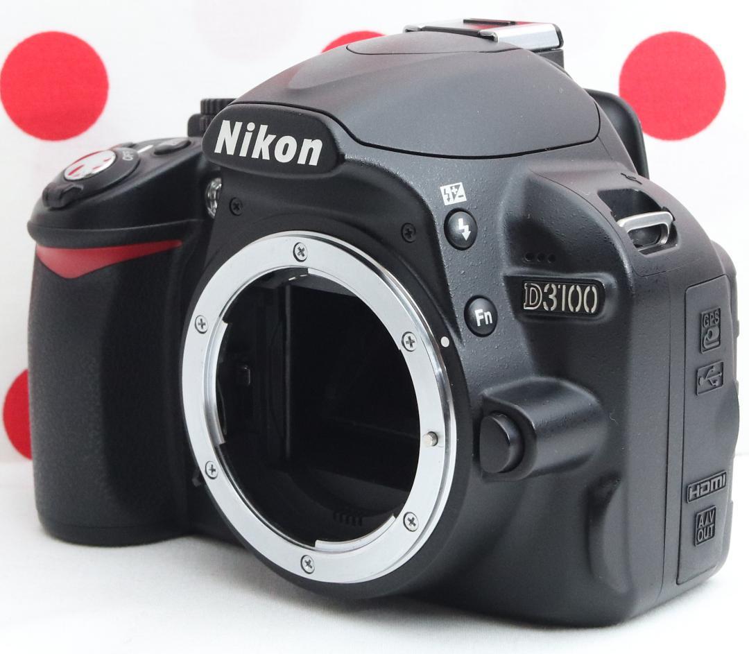 ニコン Nikon D3100❤スマホに転送❤人気機種❤小型軽量一眼レフ❤
