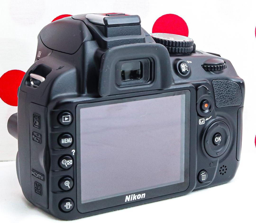 ニコン Nikon D3100❤スマホに転送❤人気機種❤小型軽量一眼レフ❤