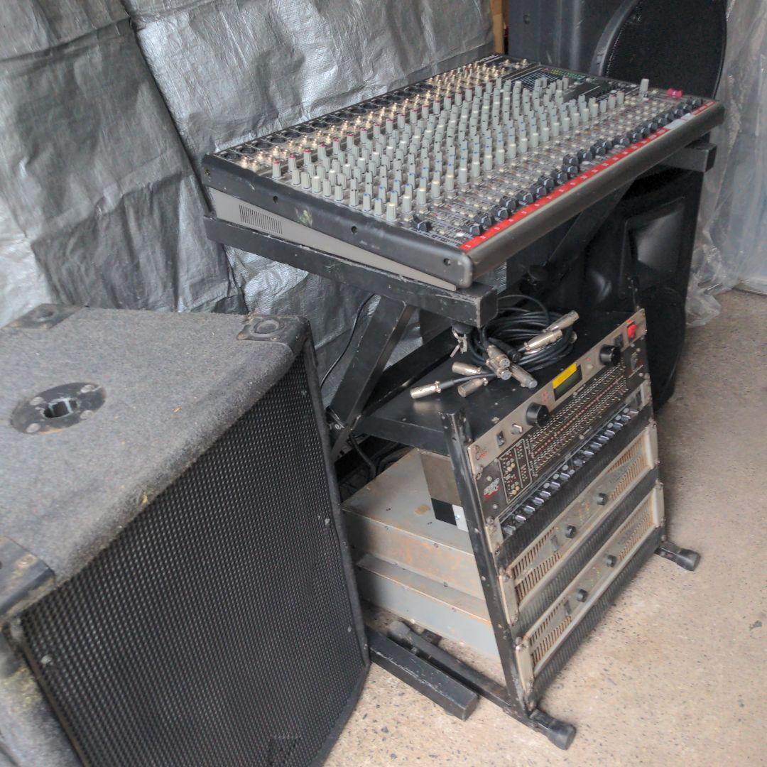 お手ごろ価格☆本格PA機材フルセット【無料配送地域有り】