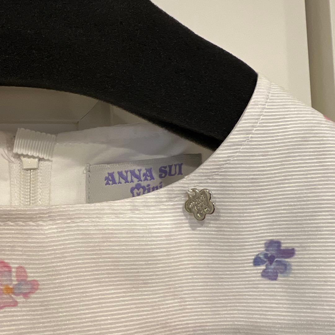 期間限定　ANNA SUI MINI フラワープリントドレス130cm