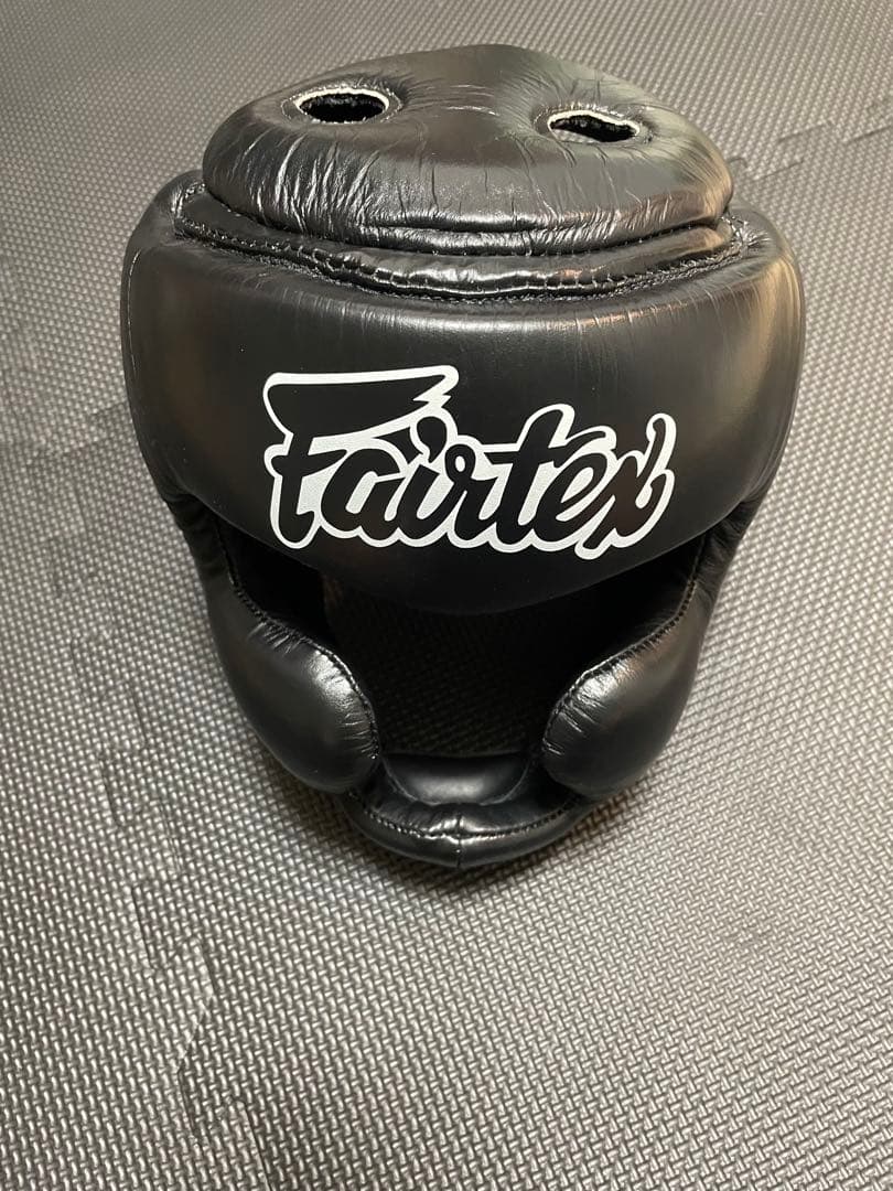 年末年始値下げ　Fairtex ブラック ヘッドギア　Lサイズ