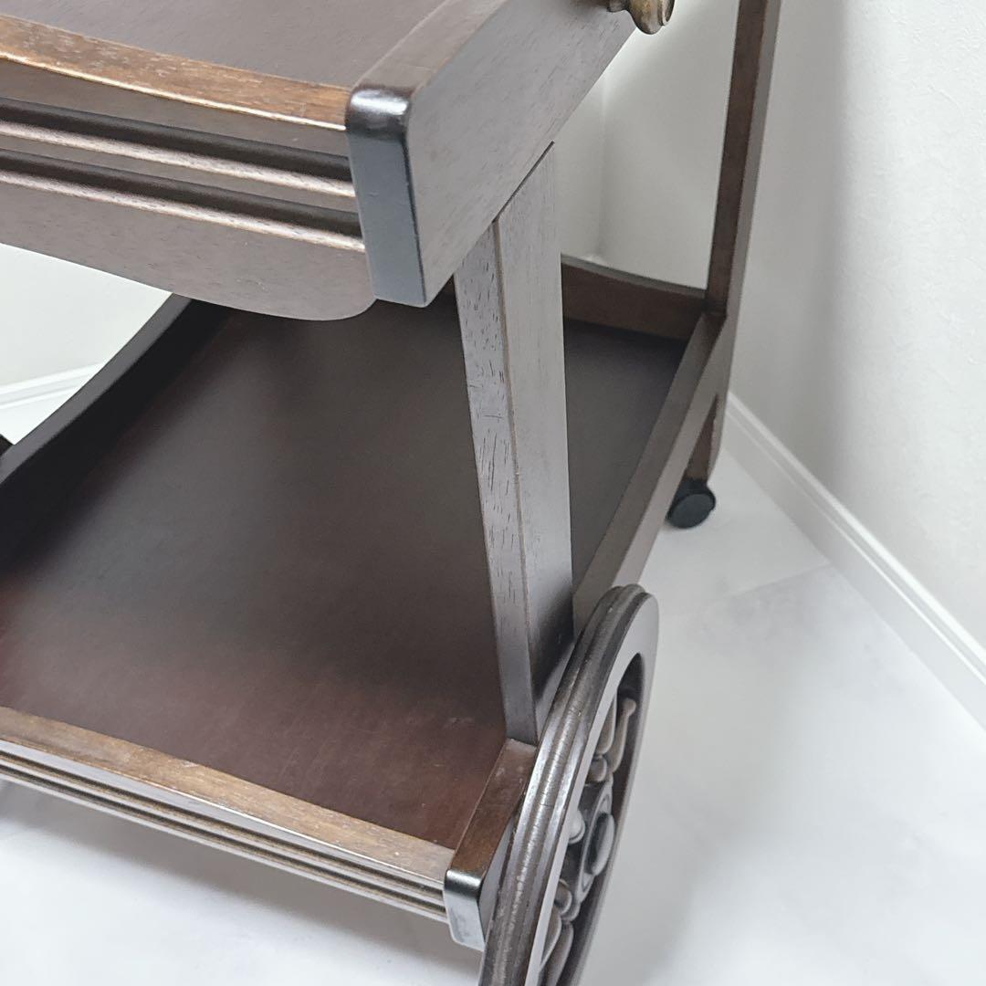 karimoku カリモク キッチンワゴン ヴィンテージ　店舗 オブジェ　極美品