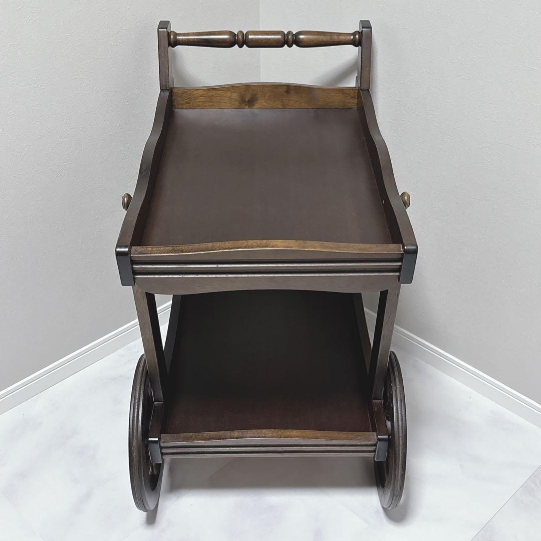 karimoku カリモク キッチンワゴン ヴィンテージ　店舗 オブジェ　極美品