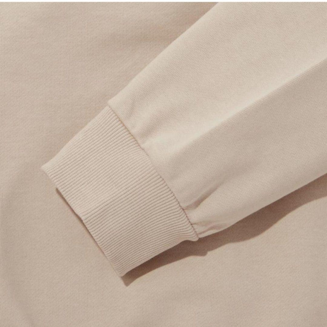 ノースフェイス　 スウェット トレーナー L 韓国　ベージュ　ブラウン　メンズ