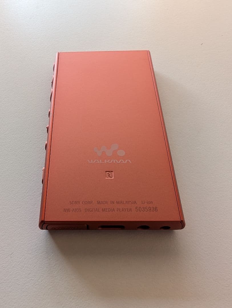 【SONY　NW-A105 ポータブルーディオプレーヤー】