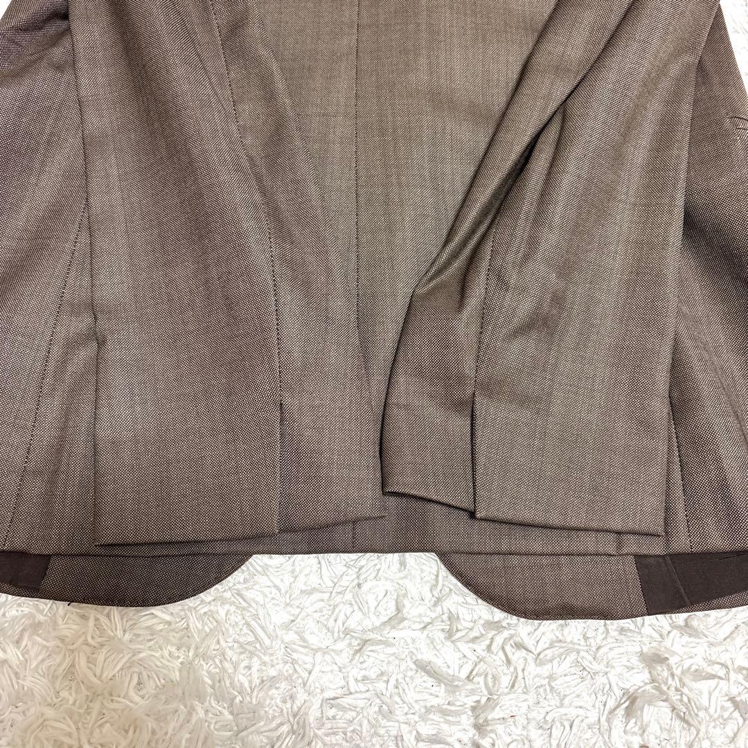 MAX MARA 高級 白タグ セットアップ スーツ フォーマル スカート 茶色
