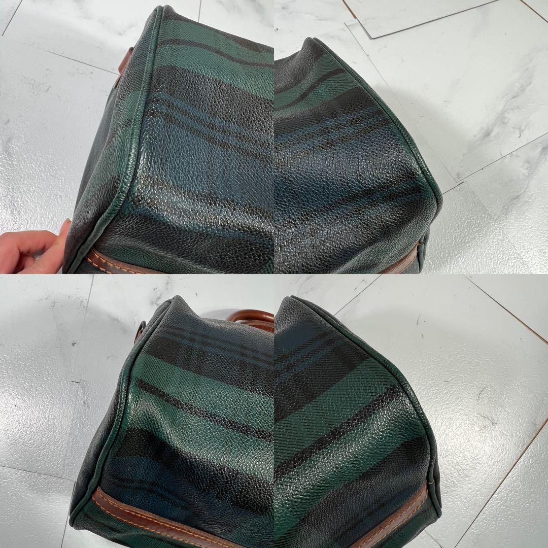 ポロ ラルフローレン ミニ ボストンバッグ ブラックウォッチ ハンドバッグ