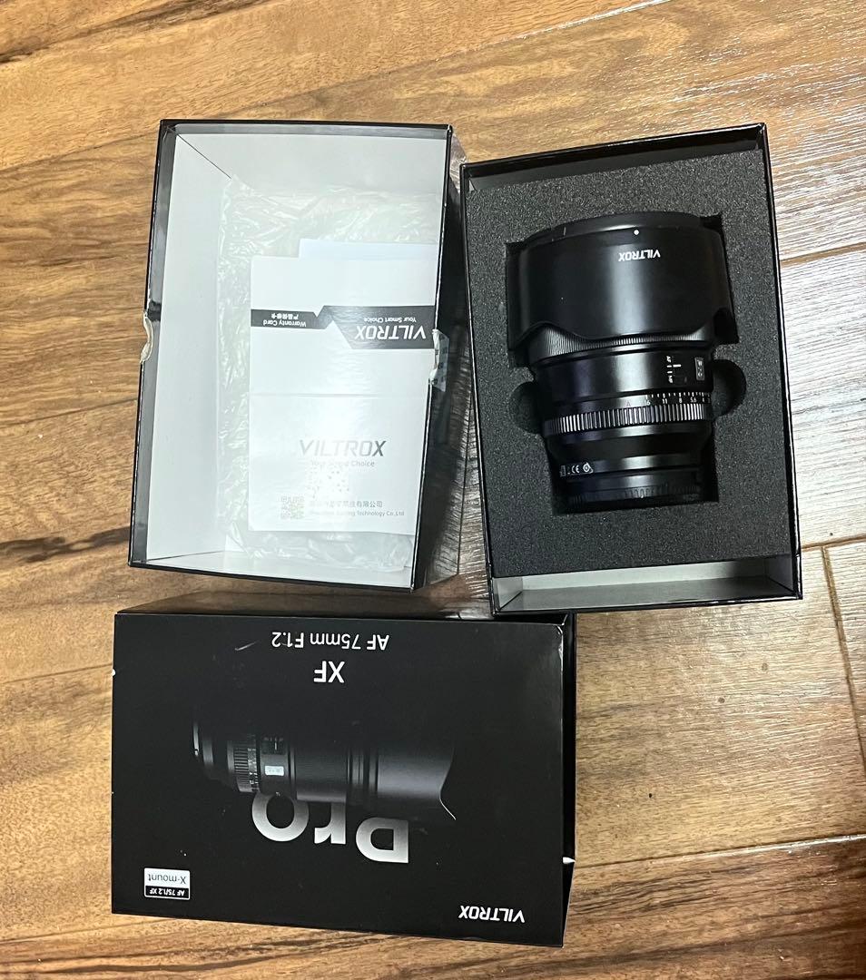 Viltrox AF 75mm F1.2 Xマウントレンズ