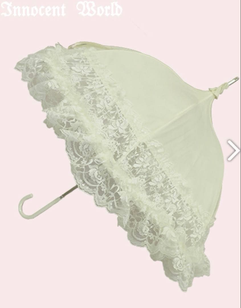【タグ付き】Innocent World ベルフルールアンブレラ 日傘 晴雨兼用
