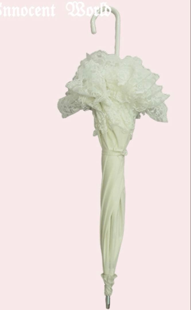 【タグ付き】Innocent World ベルフルールアンブレラ 日傘 晴雨兼用