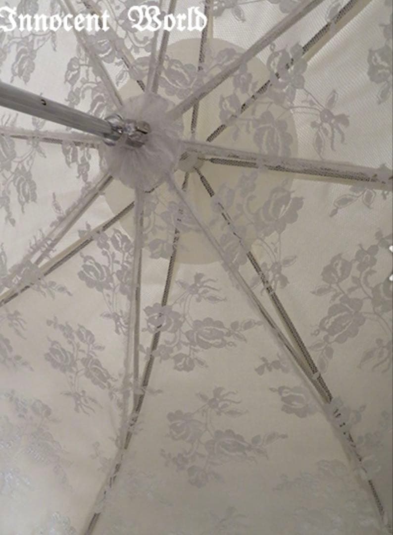 【タグ付き】Innocent World ベルフルールアンブレラ 日傘 晴雨兼用