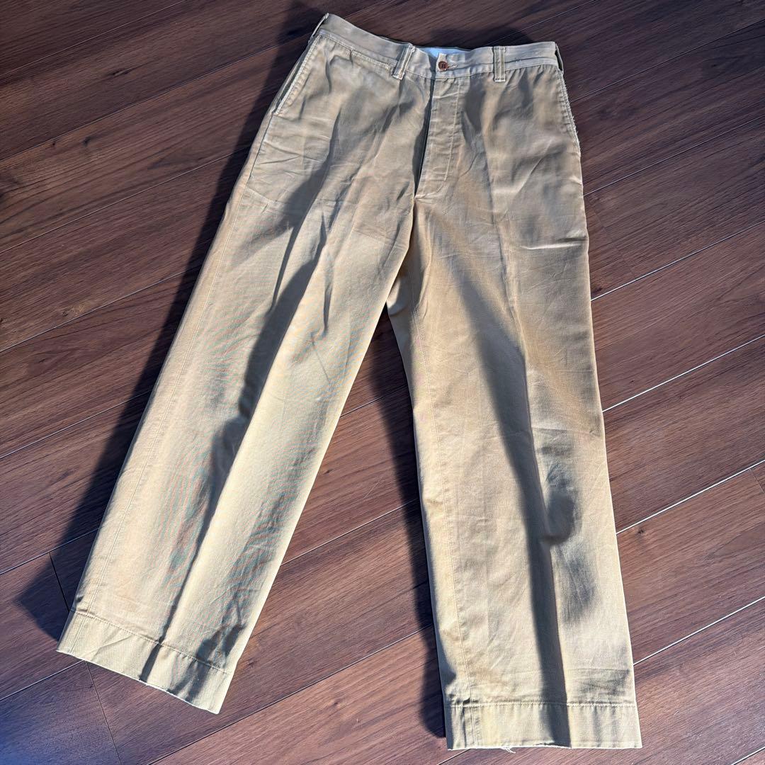 atlast&co ベージュ チノパン w32