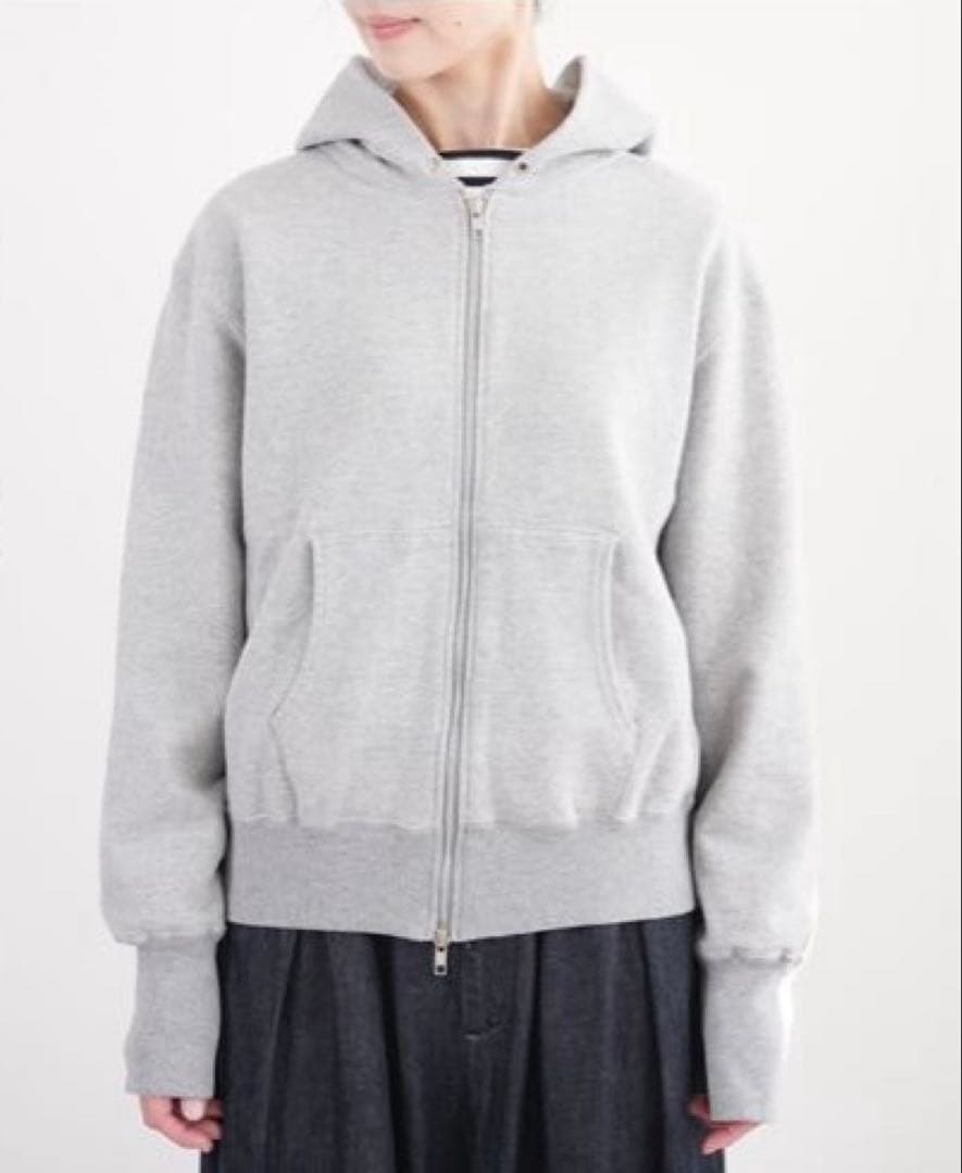 【新品値札付き】SOLAMONAT ふわりと裏毛ヴィンテージジップパーカー