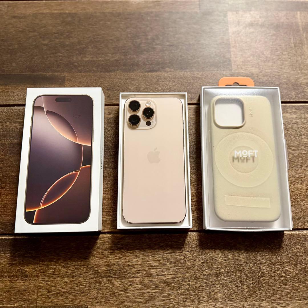 【MOFTケース付】iPhone 16Pro Max 本体