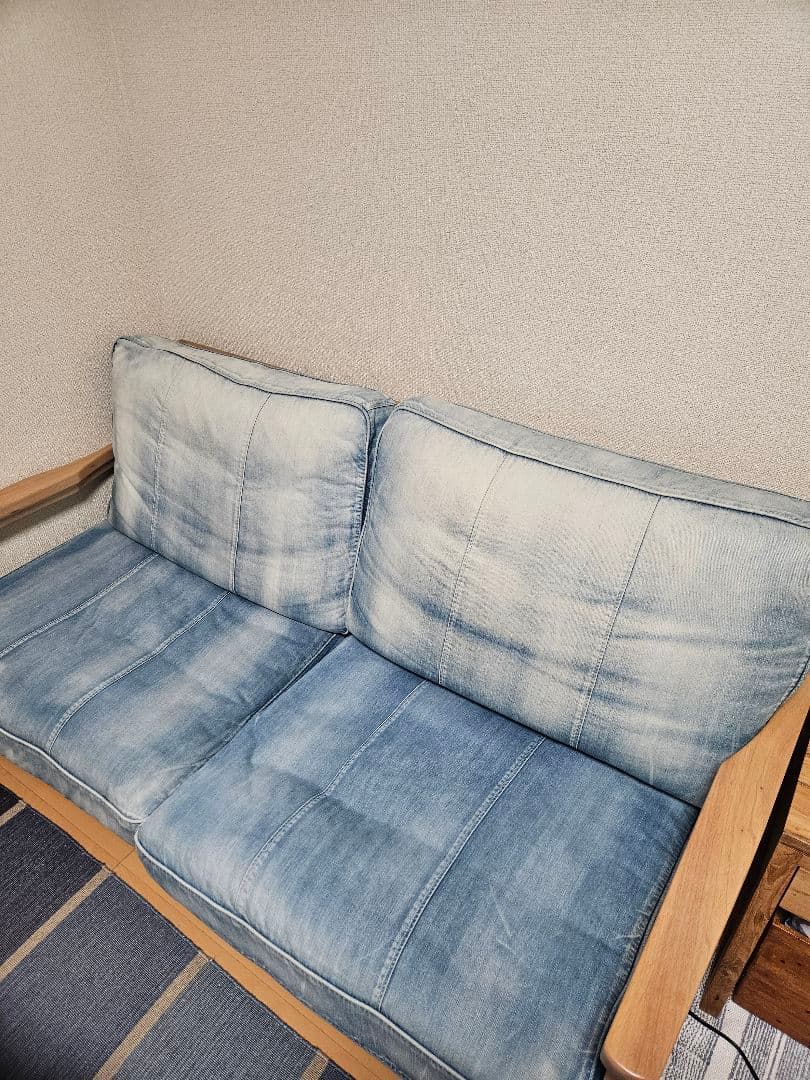 wtw デニムソファー　カバー　家具　キャップ　Tシャツ