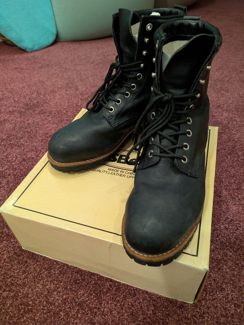 ASBee'S アスビーズ　本革ブーツ 26.5　8 1/2