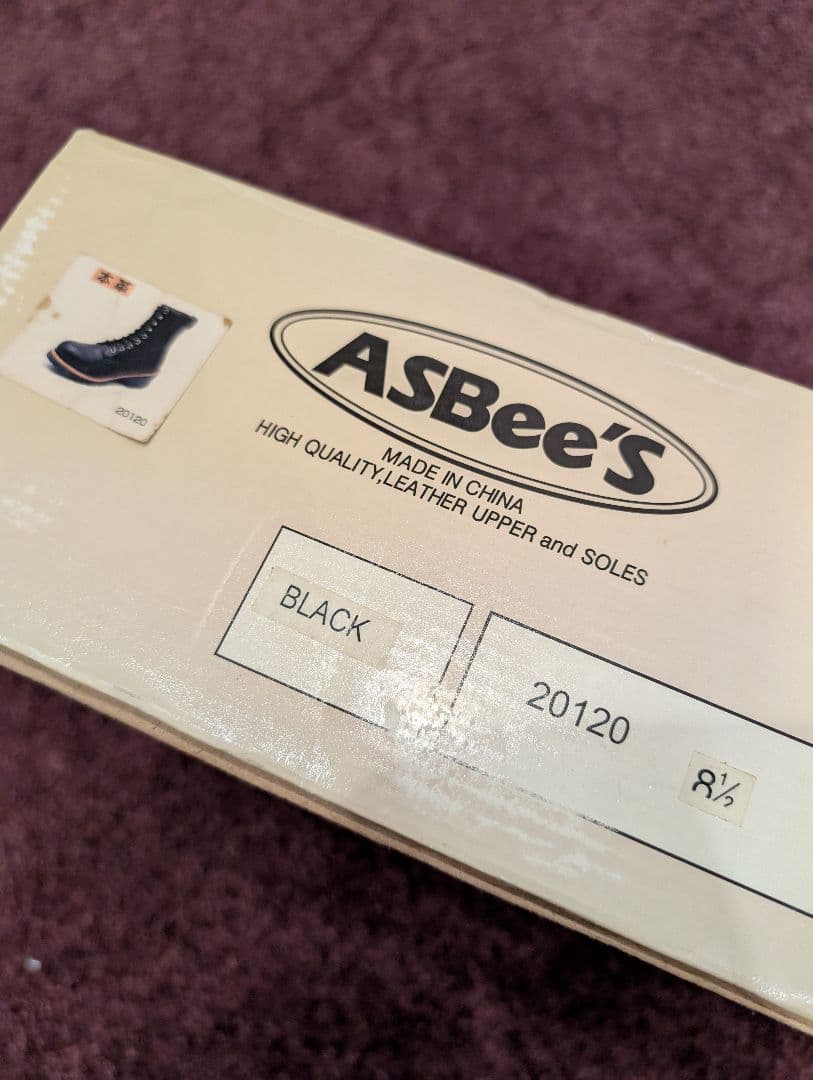 ASBee'S アスビーズ　本革ブーツ 26.5　8 1/2