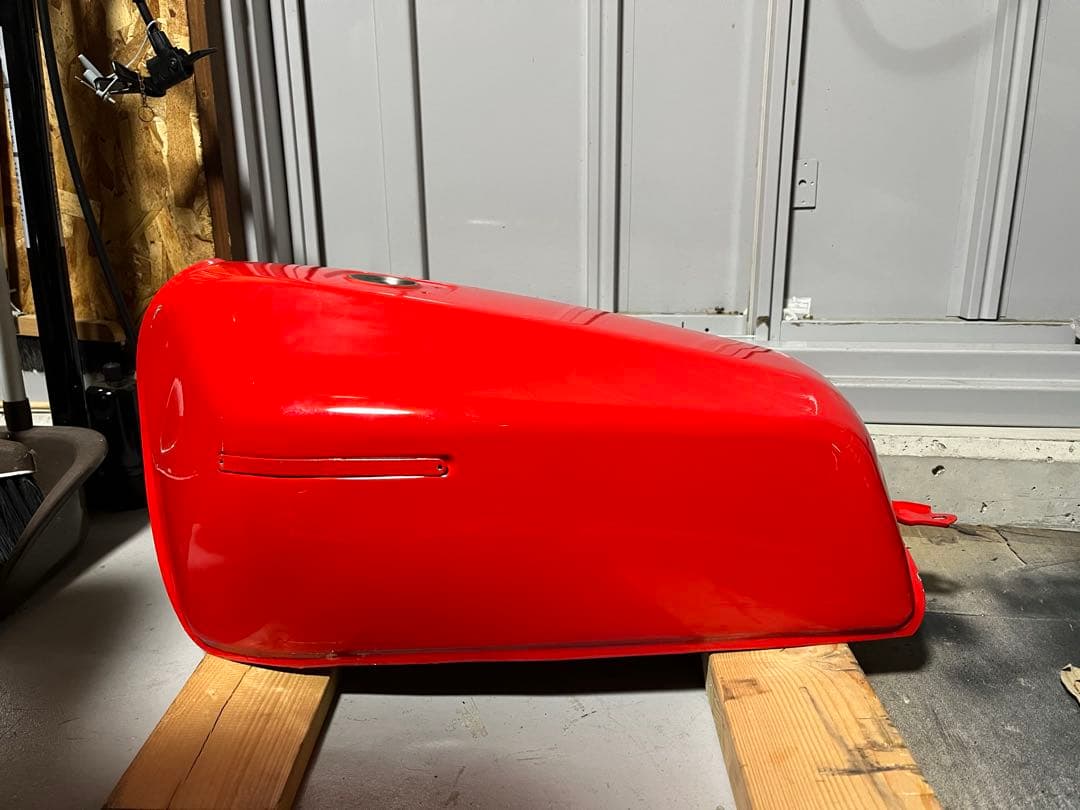 Z400FX Z400J 赤タンク サイドカバー リアカウル