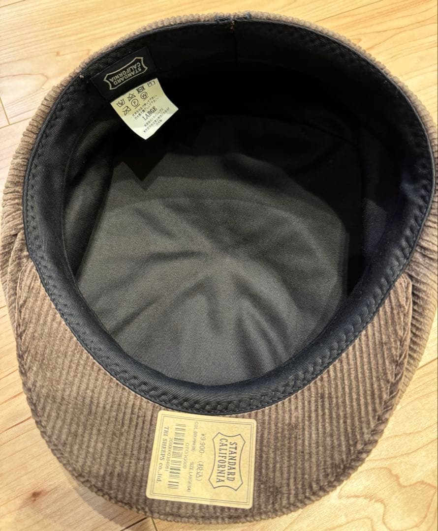 スタンダードカリフォルニア　ニュースボーイキャップ　Lサイズ