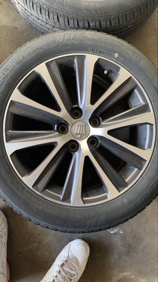 21クラウン純正ホイールメッキ17インチ ホイールセット早い者勝ち